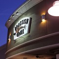 Evening photo of Bonefish Grill sign