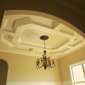 Dining room light fixture and ceiling design