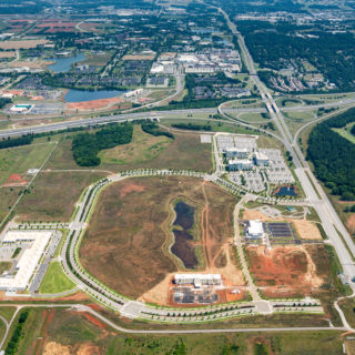 Aerial View of Redstone Gateway