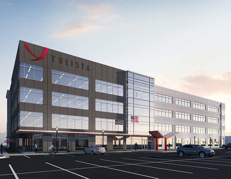 Rendering of Yulista Holdings' headquarters