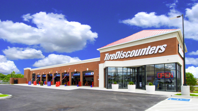 Exterior of Tire Discounters