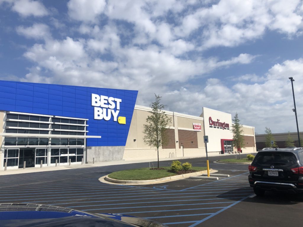 exterior of best buy in burlington