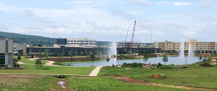 Buildings under construction