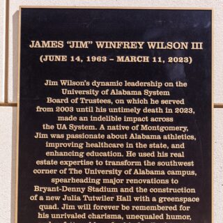 Plaque for Jim Wilson III